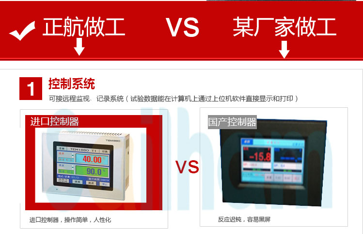 pct高壓加速老化試驗(yàn)箱控制器對(duì)比